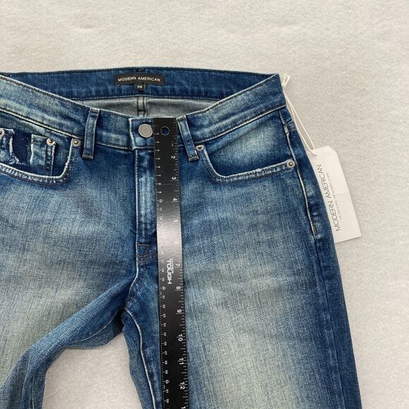 Modern American Jeans Women's‎ 26 Mesa Slim Bootcut Magnolia Wash Blue Denim NWT - Picture 9 of 14